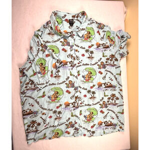 Disney Lilo & Stitch mens shirt 4X Hawaiian Resortwear Vacation